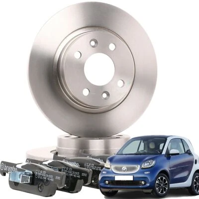 Kit Dischi e Pastiglie Freno Anteriori Brembo Smart 453 Fortwo Dacia Sandero II - Imagen 1 de 4