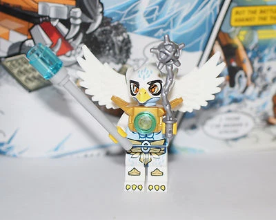 Nuevo LEGO Legends of CHIMA Equila original Tribu Águila con armadura dorada, hacha y chi Foto 1 de 3