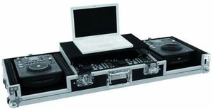 Konsole Road LS-1 für 2 CD-Player, Mixer, Laptopablage DJ-Workstation Flightcase - Picture 1 of 12