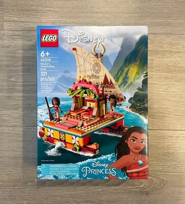 LEGO Disney Princess Moana's Wayfinding Boat Building Toy 43210 - BRAND NEW! - Image 1 of 4