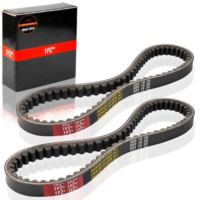 2 CVT Drive Belt 669 18 30 MADE W/ KEVLAR GY6 49cc - 80cc Scooter QMB / QMA 139 - Image 1 of 4
