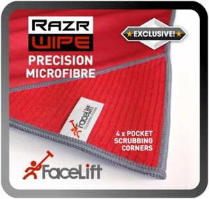 FaceLift RazrWIPE Precision MICROFIBRE Cloth Traditional Window Cleaning Scrub - Picture 1 of 3