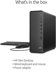 HP S01-aF0409 desktop sottile Advanced Micro Devices Athlon argento 3050U Advanced Micro Devices Radeon 4 GB 1 TB disco rigido W10 - Foto 1 di 5