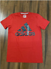 Adidas Logo Graphic Go-To Tee Men s T-shirt Red New S, M, L, XL, 2XL