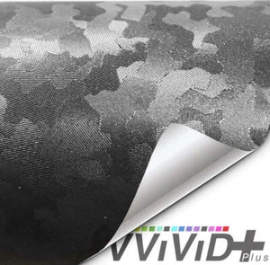 Película envolvente de vinilo para automóvil VVivid 2022 VVivid+ negra sigilosa | V503 - Imagen 1 de 3