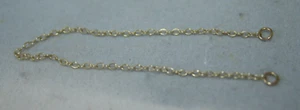100% Genuine 9k Solid Yellow Gold Safety Chain or Extender 5cm 7.5cm 10cm NEW - Picture 1 of 5