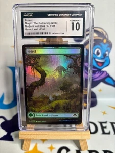Magic MTG forest foil modern horizons 3 cgc 1 (NO Psa bgs pauper commander fetch - Imagen 1 de 3
