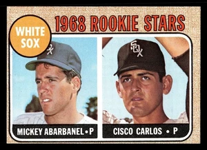 1968 Topps - 1968 Rookie Stars Cisco Carlos, Mickey Abarbanel #287 (RC) NM - Bild 1 von 2