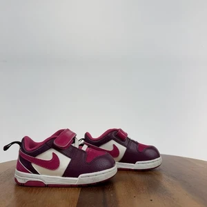 Tenis Nike Court Borough Low Recraft de cuero rosa púrpura para niños pequeños talla 5 C - Imagen 1 de 8
