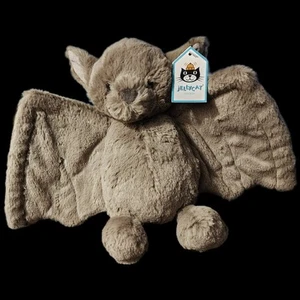 NEW Jellycat Medium Bashful Bat Plush Stuffed Animal NWT BAS3BAT - Bild 1 von 10