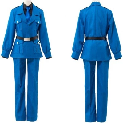 EN STOCK Hetalia: Poderes del Eje Italia Veneziano Disfraz Disfraz Uniforme Militar Foto 1 de 4