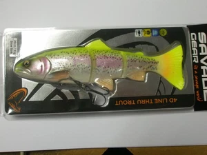 Savage Gear 4D Line Thru Trout Lure 20cm 93g Slow Sink ALL COLOURS Fishing - Picture 1 of 5