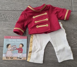 American Girl Bitty Twins Toy Soldier Outfit Top, Pants & Book! - Picture 1 of 3