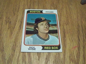 RICK WISE 1974 TOPPS  BASEBALL CARD # 84 - Picture 1 of 1