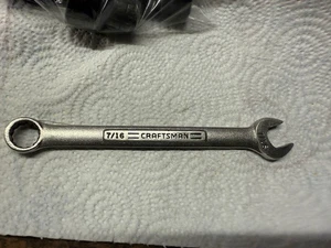 Llave combinada Craftsman 7/16" 12 puntos VV #44694 hecha en EE. UU. - Imagen 1 de 5