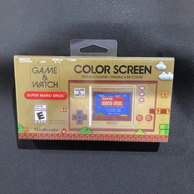 Nintendo Game & Watch Super Mario Bros. Color Screen Handheld Game SM-35