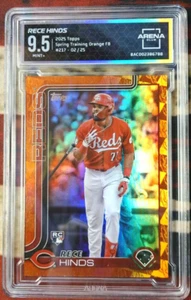 2025 TOPPS SERIES 1 RECE HINDS #217 SPRING TRAINING ORANGE /25 AC MINT+ 9.5 - Bild 1 von 4