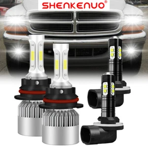 For Dodge Dakota 2001-2004 Combo 9007 LED Headlight + 881 Fog Light Bulbs Kit S2 - Imagen 1 de 15