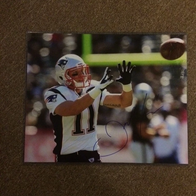Patriots Julian Edelman 16x20 Autographed Photo Close Up - Image 1 of 1