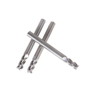Fresadora de extremo de carburo regular de 3 flautas de aluminio de 1/4" de 3 piezas para aluminio NUEVO - Imagen 1 de 9