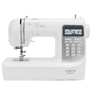Carina Diamond Computer Nähmaschine Direktwahltasten LCD-Display Nadeleinfädler - Bild 1 von 8