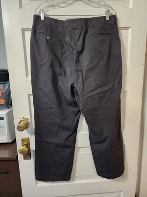 Haggar Men's Premium Flex Dress Pant Black 38 x 26.5 - Image 1 of 4