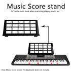 1X Adjustable Piano Music Book Holder Keyboard Musical Instrument Stand M3E4