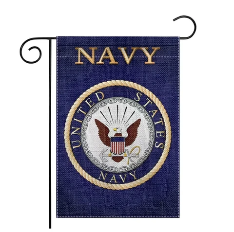United States Navy Garden Flag College Garden Flag & Yard Banner Double Sided Cover
