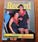 VFL FOOTBALL RECORD SEPTEMBER 11 1988 MELBOURNE vs COLLINGWOOD 1ST SEMI FINAL