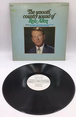 REX ALLEN - THE SMOOTH COUNTRY SOUND OF-WHITE LABEL PROMO LP - Image 1 of 4