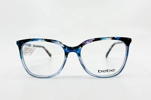 Bebe BB4191 460 Eyeglasses Frames Womens Blue Full Rim 54-17-135  3249 - Picture 1 of 7