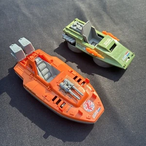 Hasbro GI Joe 1986 Devilfish And GI Joe Joe Havoc Scout Drone Hovercraft LOT - Picture 1 of 8