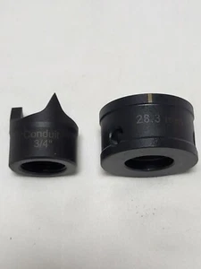 28.3mm - 3/4" Conduit TriStar Mild Steel Punch & Die Set Only (hydraulic) - Picture 1 of 1