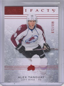 2014-15 Artifacts Ruby #86 Alex Tanguay