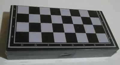3 In 1 Magnetic Folding Board Chess & Checkers & Backgammon Camping Travel Game - Image 1 of 4