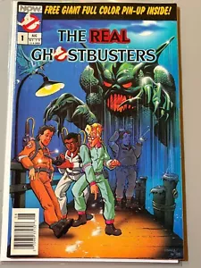 The Real Ghostbusters #1 NOW Comics Pin-Up Intact - Picture 1 of 6