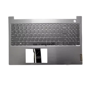 For Lenovo Thinkbook 15-IIL 15-IML Palmrest Upper US Keyboard W/ Backlit - Picture 1 of 2