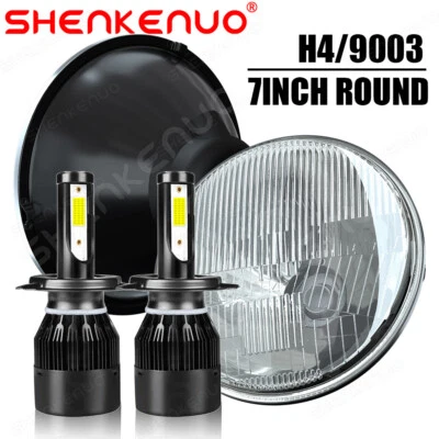 Faros LED redondos de 7 pulgadas alto/bajo H4 para Mercedes Benz 240D 300D 220D 300TD 280 Foto 1 de 4