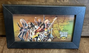 Guitar Hero Aerosmith Promo Artwork Limited Edition Blockbuster/Activision FRAME - Picture 1 of 2