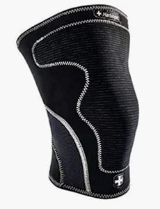 HARBINGER Lifting Compressor Compression Black Knee Sleeves Set Pair NEW Mens XL - Picture 1 of 8