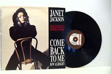 JANET JACKSON come back to me (limited edition with poster) 12", USAD 681, vinyl