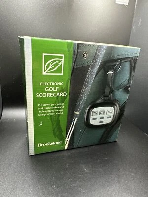 CARTÃO DE PONTUAÇÃO ELETRÔNICO DE GOLFE BrookStone (novo) - Imagem 1 de 4