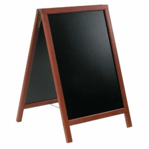 Tablero de menú de pavimento Securit Duplo 750 x 555 mm caoba - Imagen 1 de 1