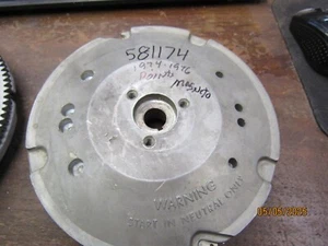 VOLANTE MAGNETO OMC JOHNSON EVINRUDE AGUA DULCE SE ADAPTA A 9,9 Y 15 HP. 581174 - Imagen 1 de 3