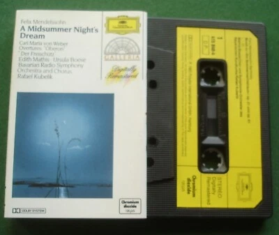 Mendelssohn A Midsummer Night's Dream Rafael Kubelik Cassette Tape - TESTED - Image 1 of 3