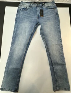 Kenneth Cole New York Men's Jeans Low-Rise Stretch Denim Slim Fit Size 36X32 - Picture 1 of 10