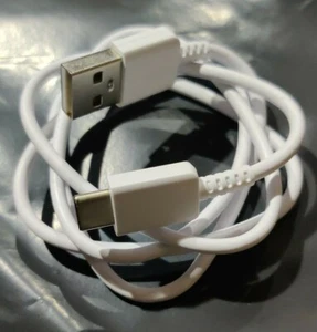 Genuine Samsung USB Type-C Charge Data Cable for Galaxy S8 S9 S10 S20 Plus Whi - Picture 1 of 8