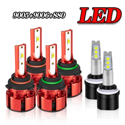 Combo de faros LED y luces antiniebla para Chevrolet Suburban 1500 2500 2000-2006 Foto 1 de 4