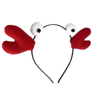 Novedad Roja Langosta Cangrejo Cangrejo Mariscos Fieltro Dima Disfraz Accesorio - Imagen 1 de 4
