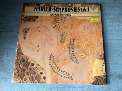 DG 415 012-1 Mahler Symphonies 1 & 4 Elsie Morison Rafael Kubelik DBL LP NM# - Image 1 of 4